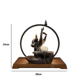 mesures en cm d'un porte-encens cascade zen